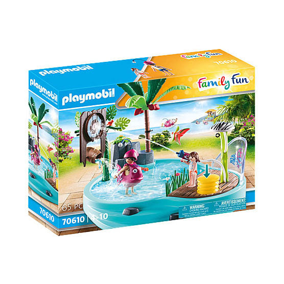 PlayMobil Family Fun Plavecký bazén s Watersplash 70610