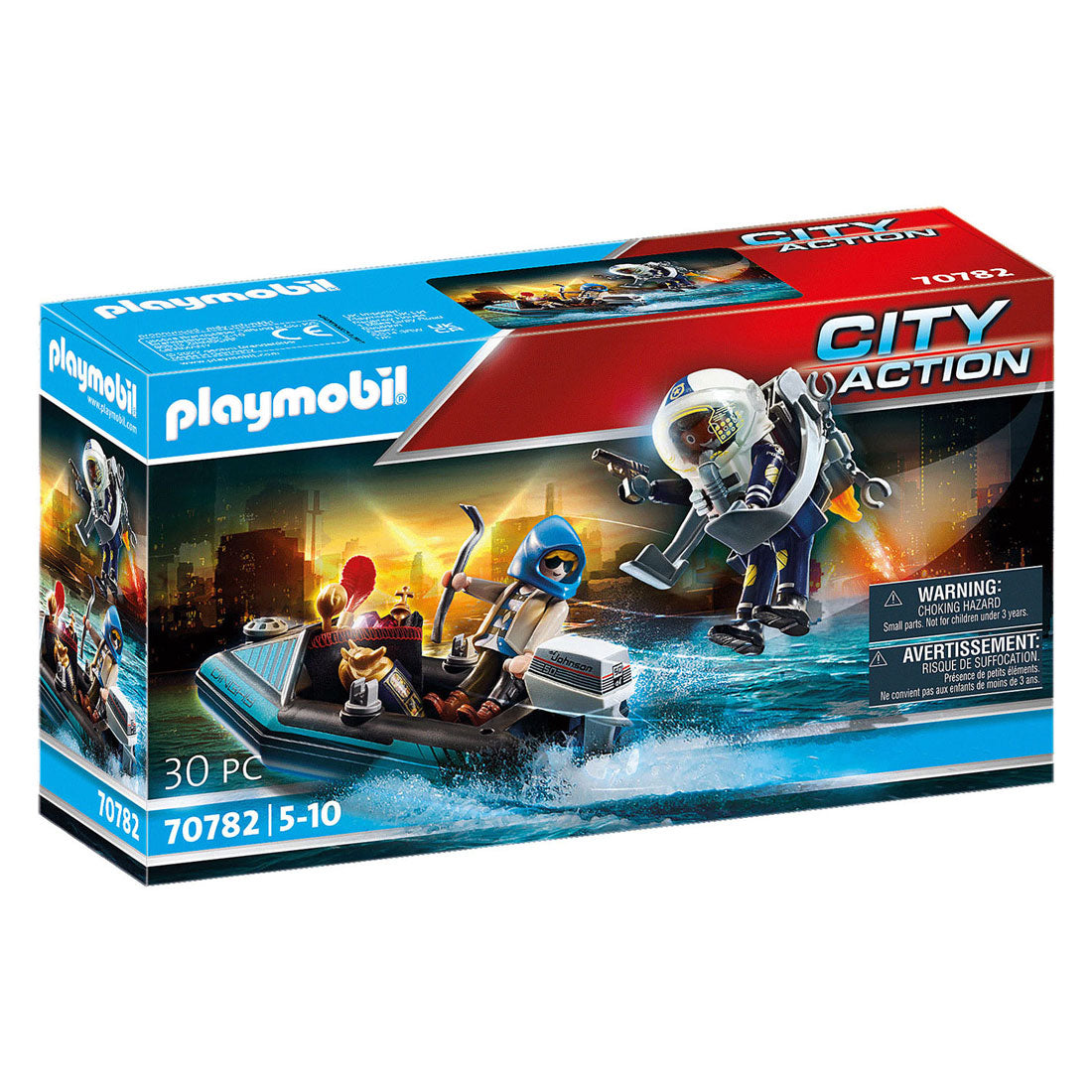 Playmobil City Action Politiejetpack Arrestatie van de Kunstdief 70782