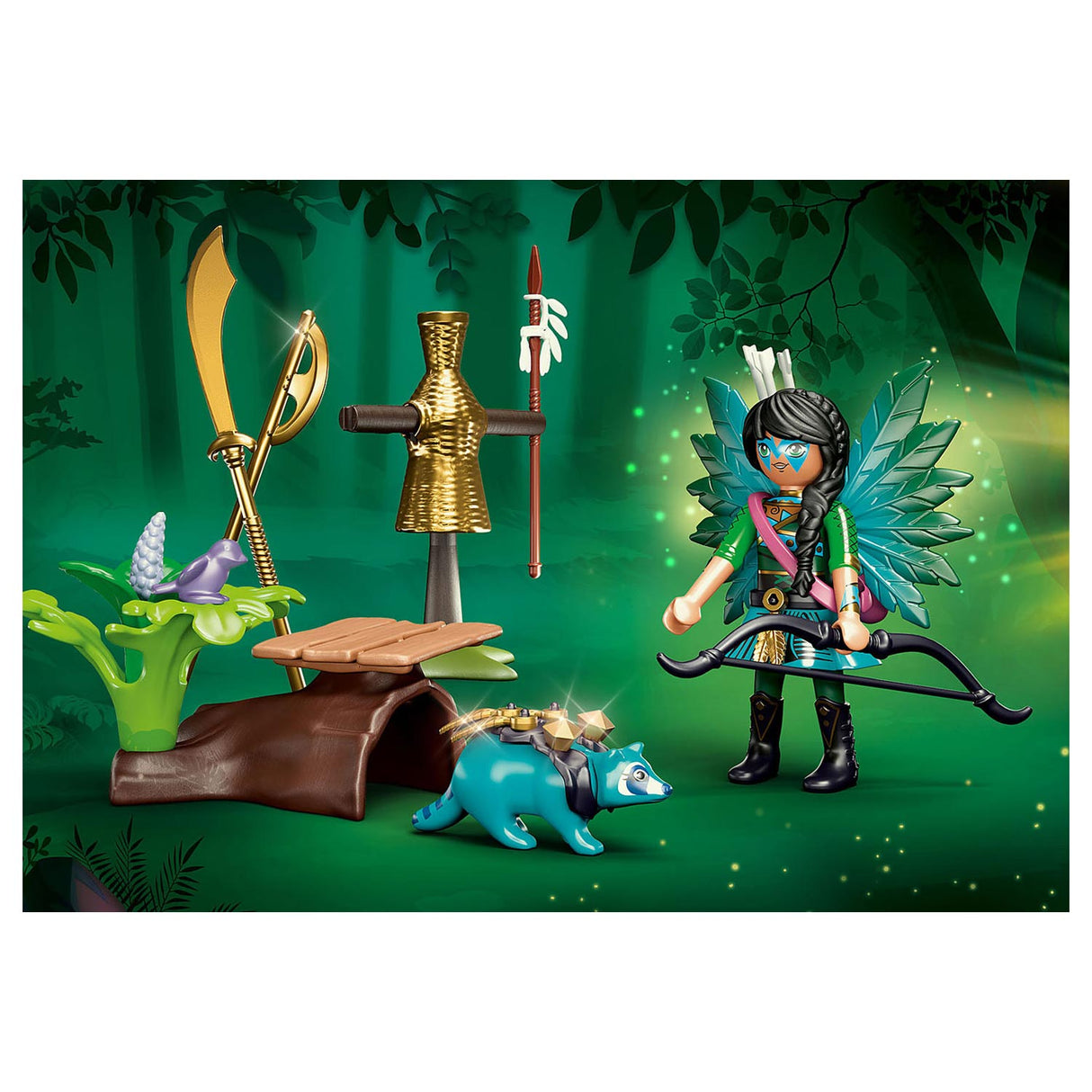Playmobil Ayuma Starterset Ritterfee mit Waschbär - 70905