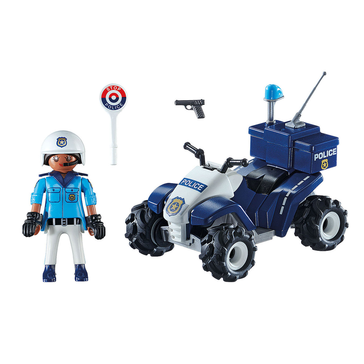 PlayMobil Stad Action Police Geschwindegkeet Quad 71092