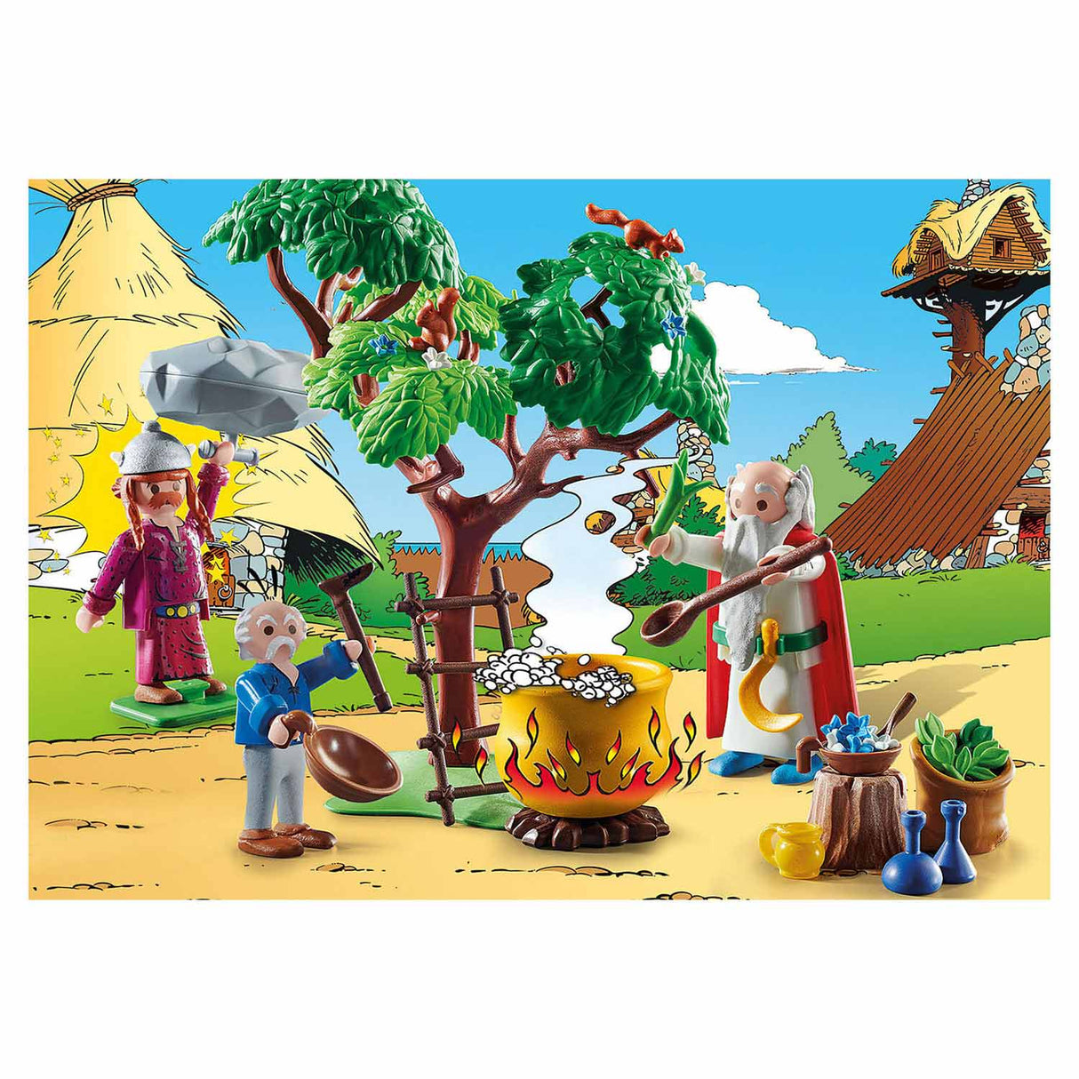 Panoramix PlayMobil Asterix con bevanda magica 70933