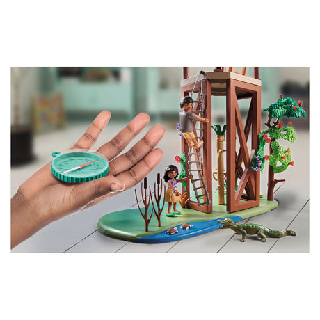 Playmobil wiltopia výskumná stanica s kompasom - 71008