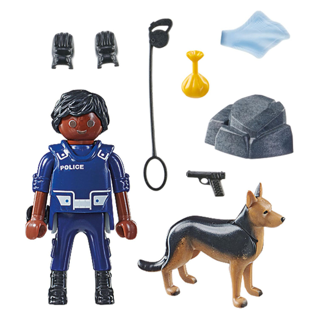 Playmobil Specials Police officer with Speurhond 71162