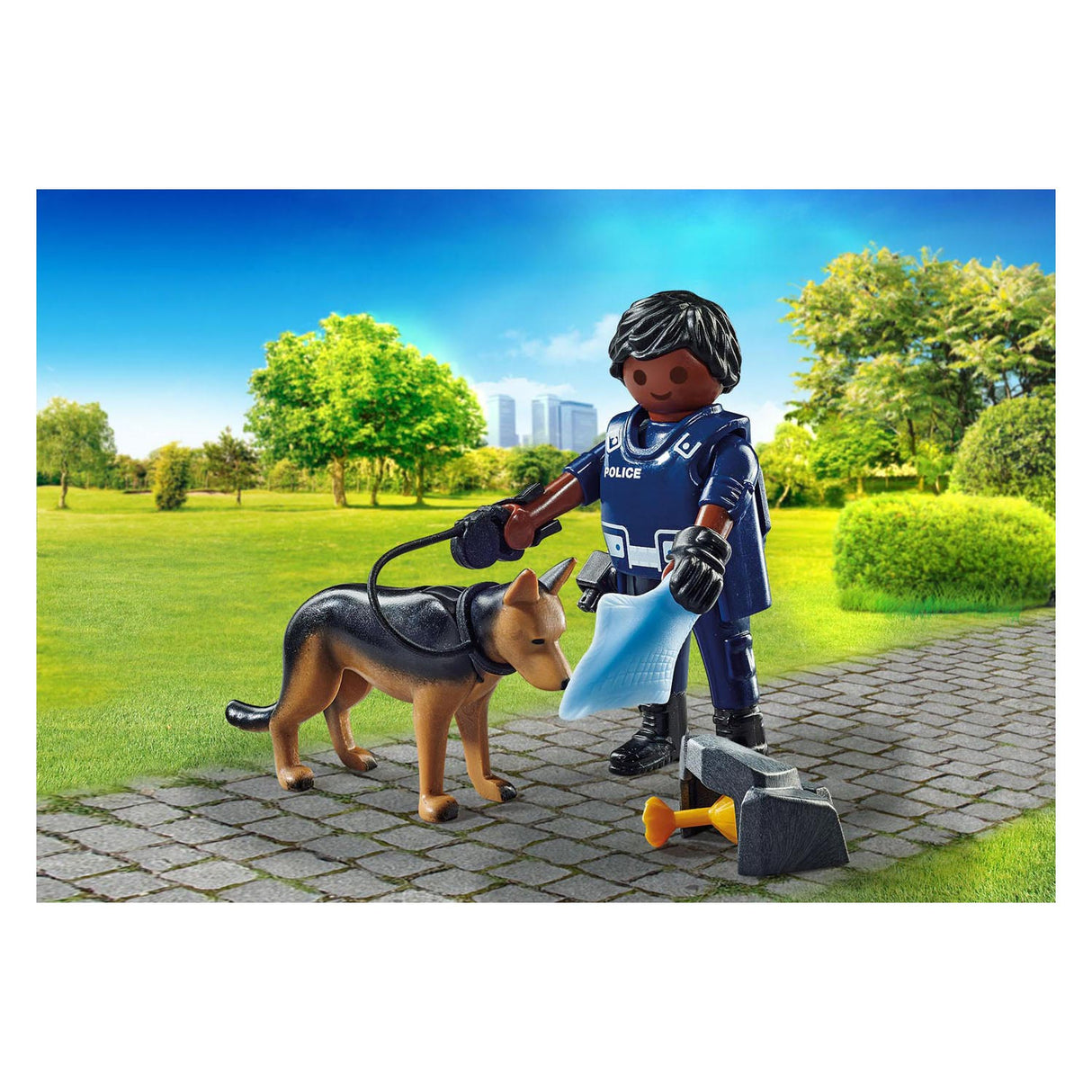 Playmobil Specials Police Officer med Speurhond 71162