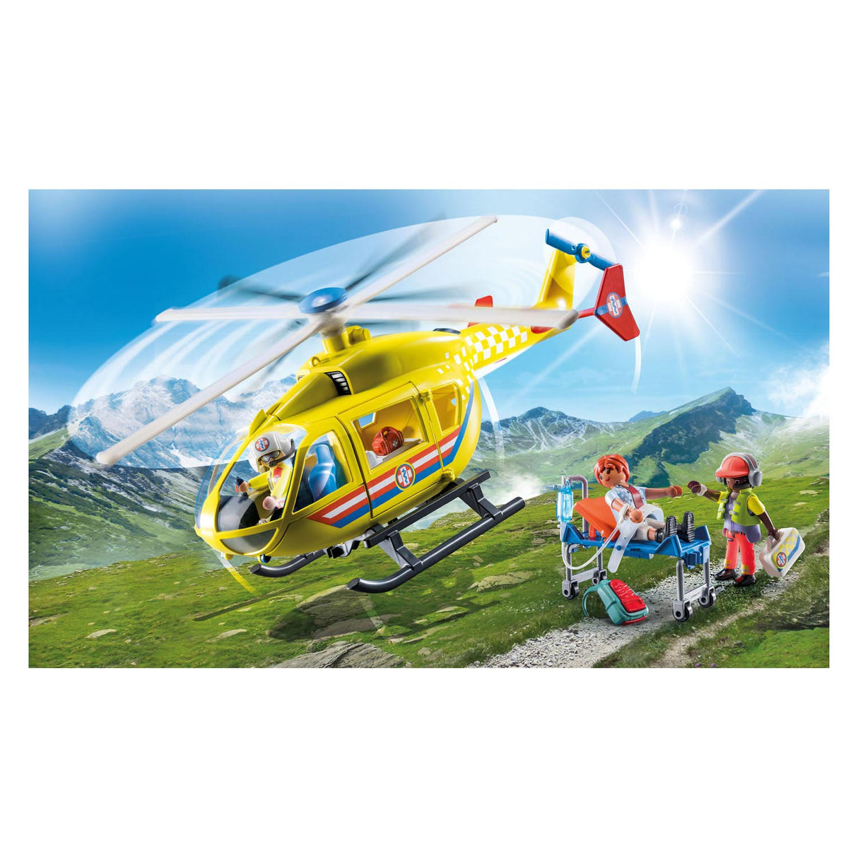 Playmobil City Life Rescue helicopter 71203