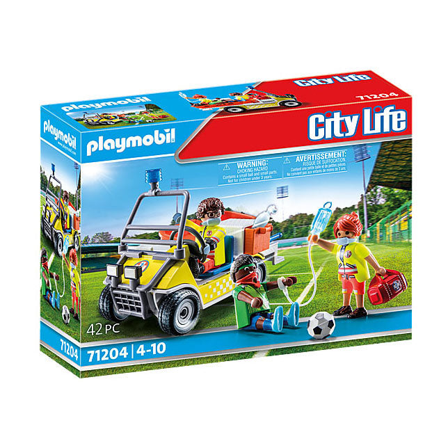 PlayMobil Stad Life Rescue Auto 71204