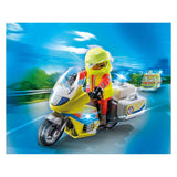 Playmobil City Life Emergency Motor Bike med blinkende lys 71205