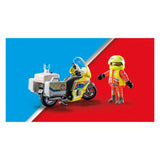 Playmobil City Life Emergency Motor bike with flashing light 71205