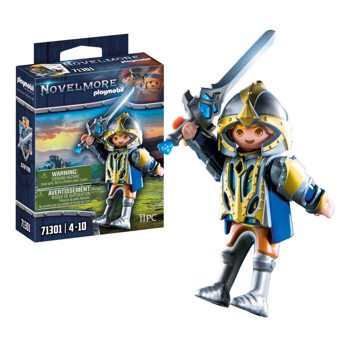 Playmobil Novelmore Arwynn con Invincibus 71301