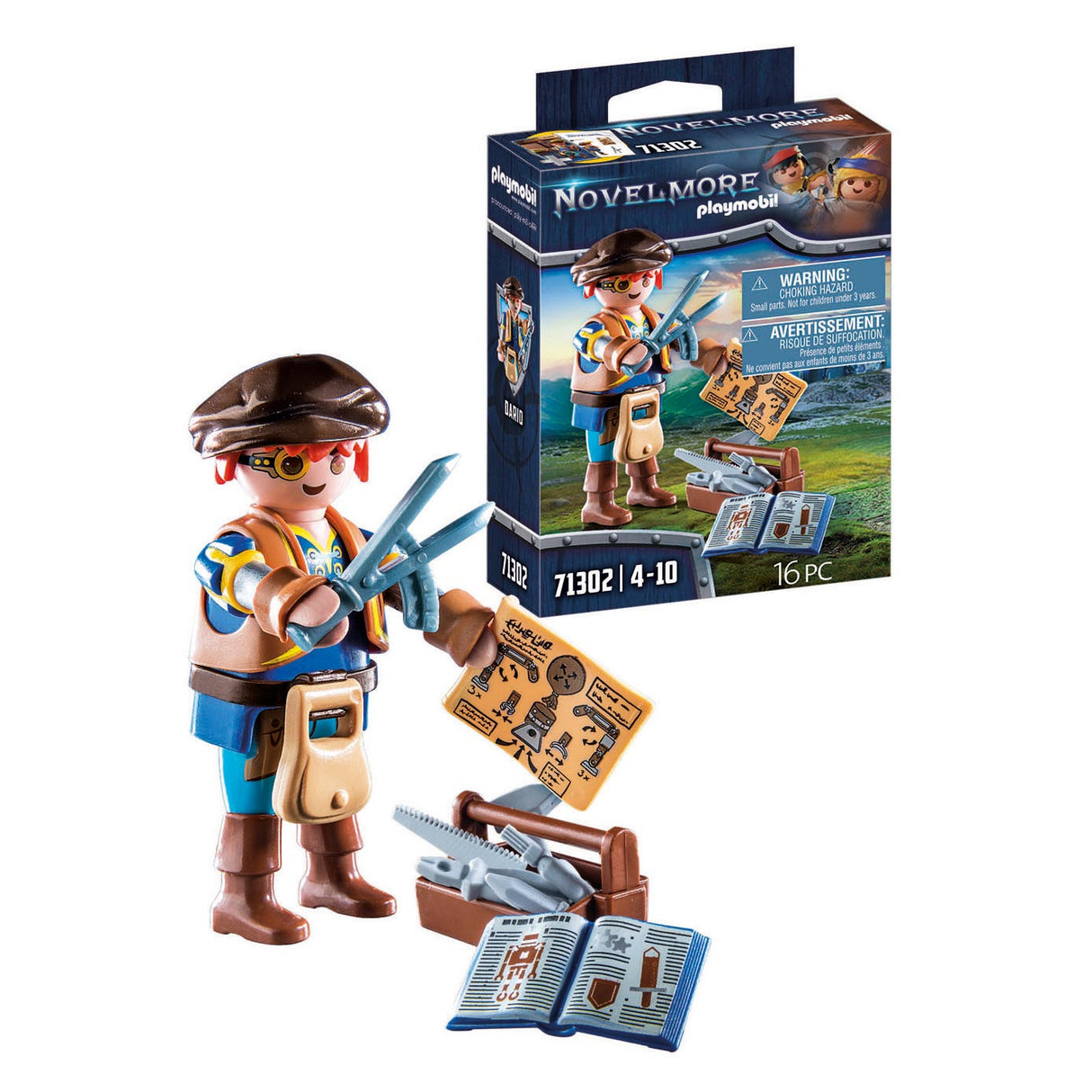 PlayMobil Novelmore Dario z orodji 71302