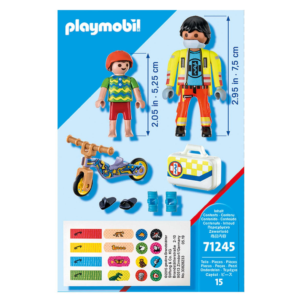 Playmobil City Life Krankenschwester mit Patient 71245