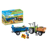 PlayMobil Country Tractor con trailer 71249