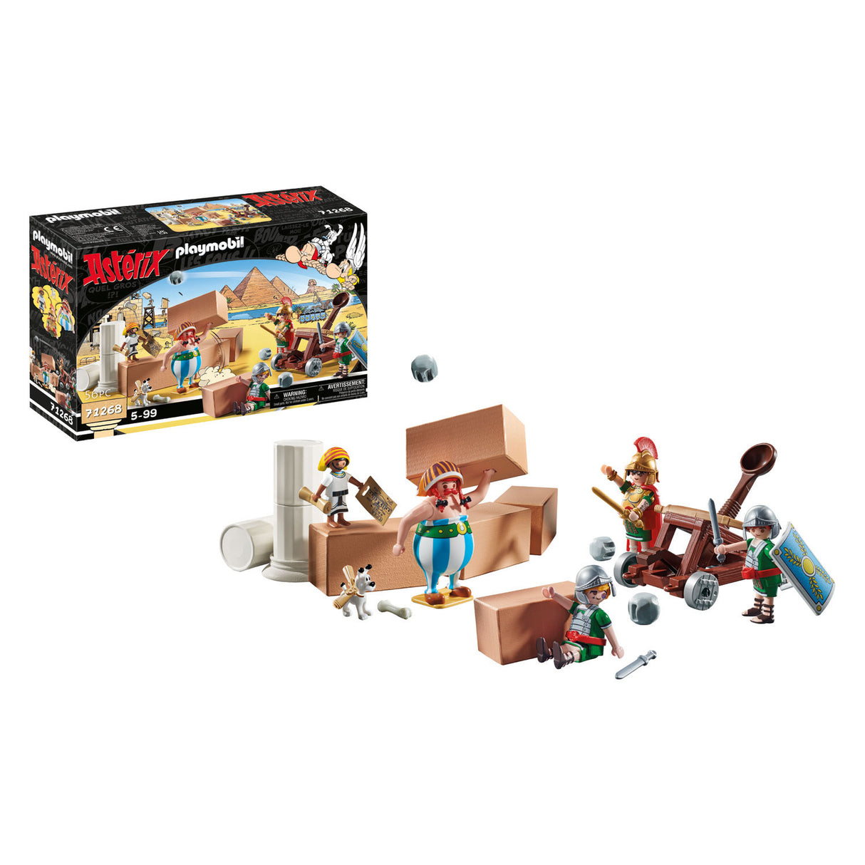 Playmobil Asterix Rysowanie i bitwa o pałac 71268