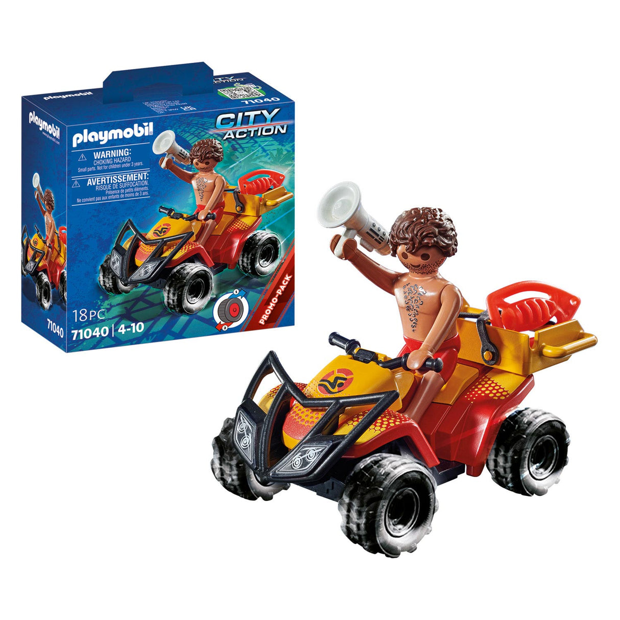 PlayMobil City Action plateguard Quad 71040