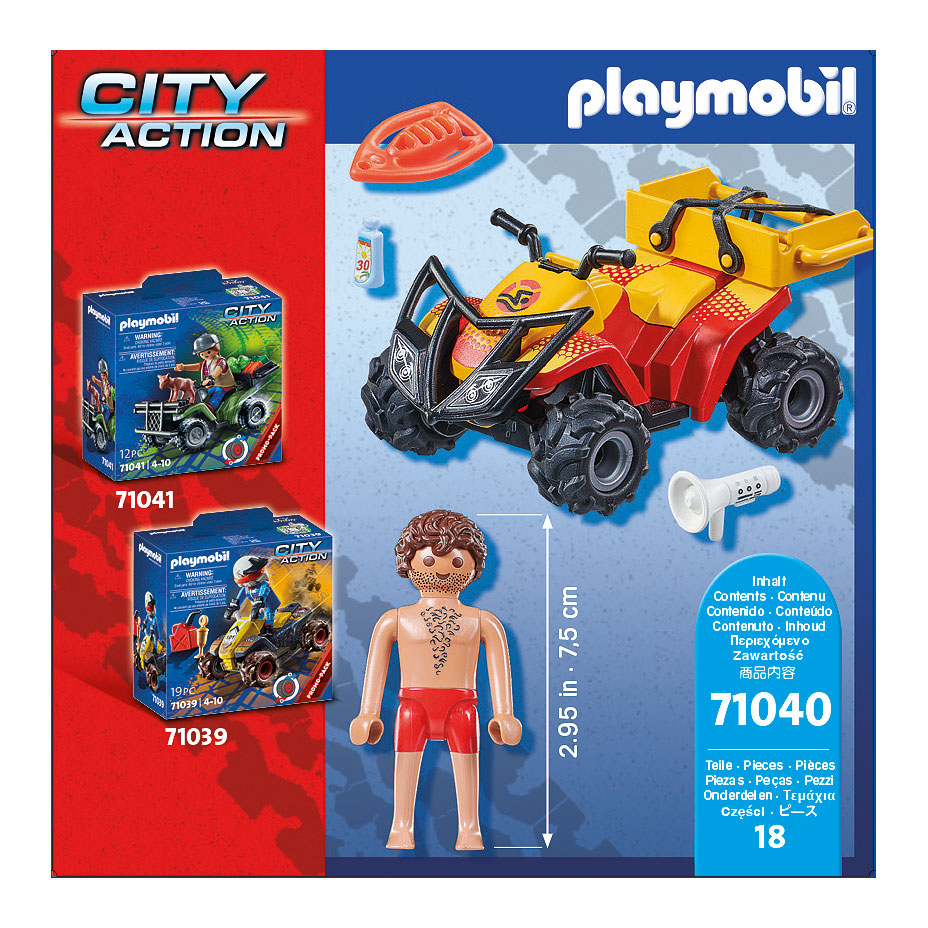 Playmobil City Action LifeGuard Quad 71040