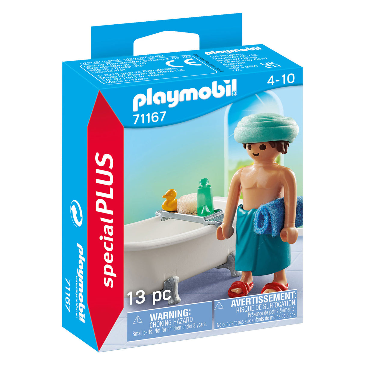 Playmobil -Specials Mann in Badkuip 71167