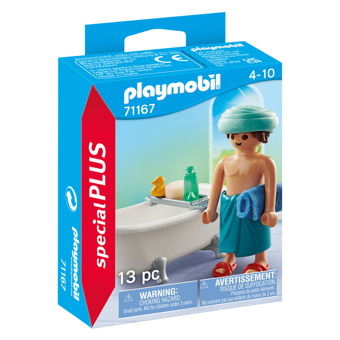 PlayMobil Especials hombre en Badkuip 71167