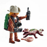 Investigador especial de PlayMobil con Young Caiman 71168