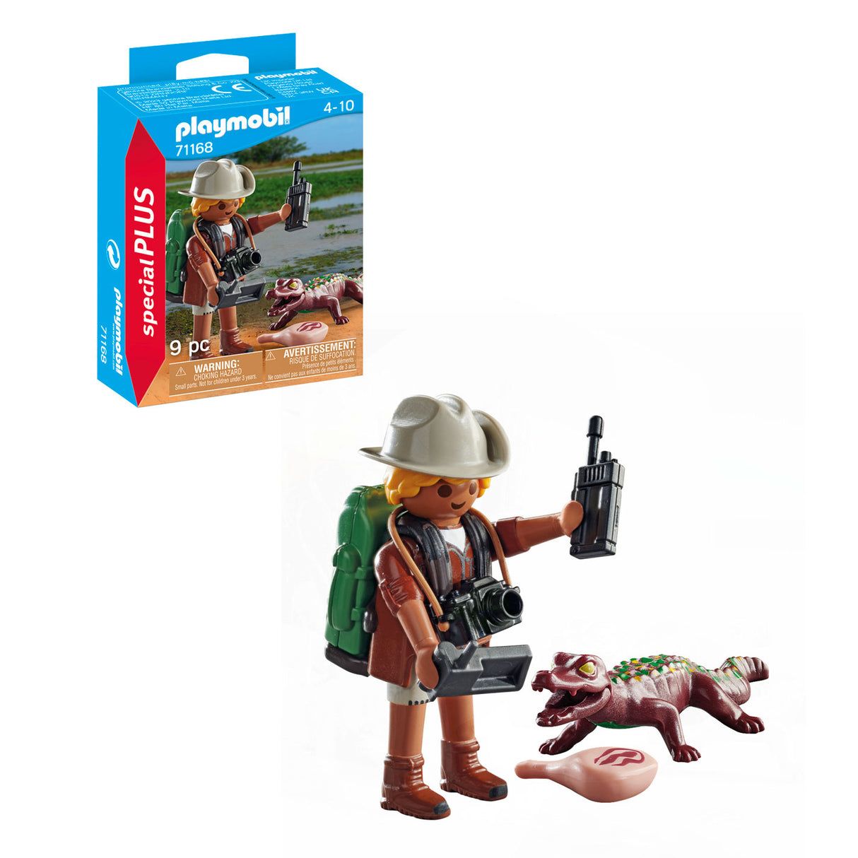 Playmobil Specials Badacz z Young Caiman 71168