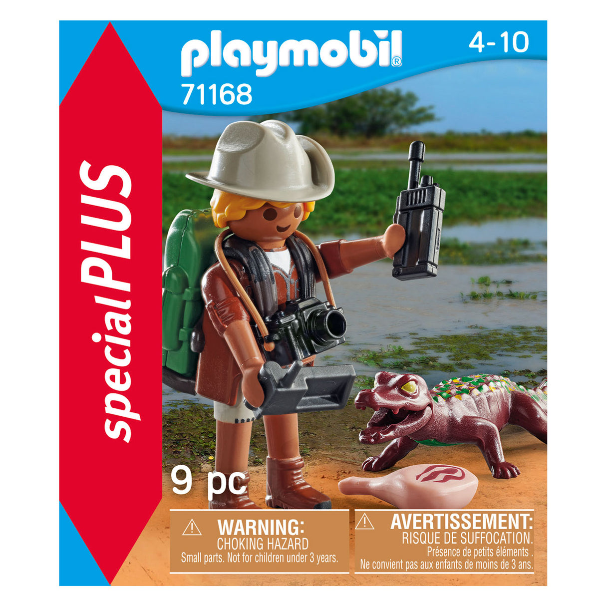 Playmobil specials forsker med Young Caiman 71168