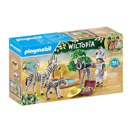 Playmobil wiltopia na cesti z živalskim fotografom 71295