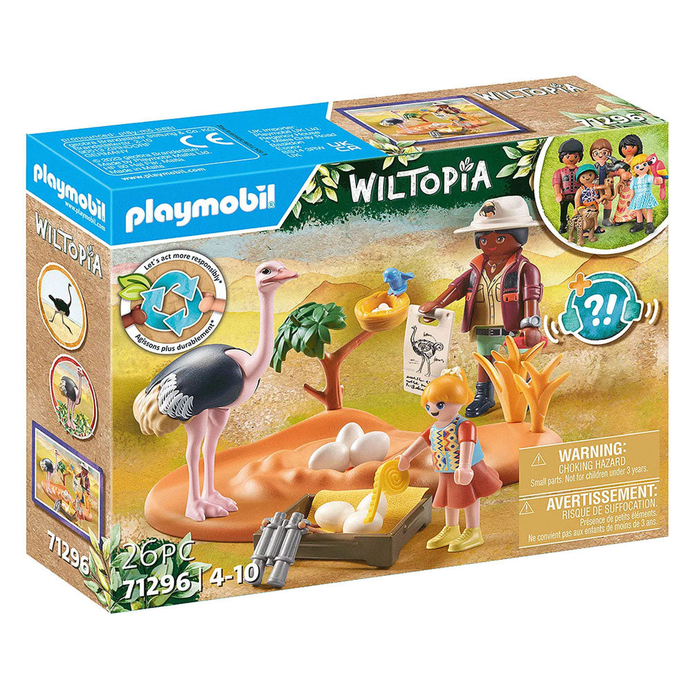 Playmobil Wiltopia besöker Papa Ostrich 71296