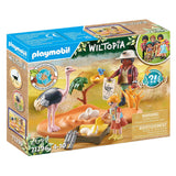 Playmobil Wiltopia visiting Papa Ostrich 71296