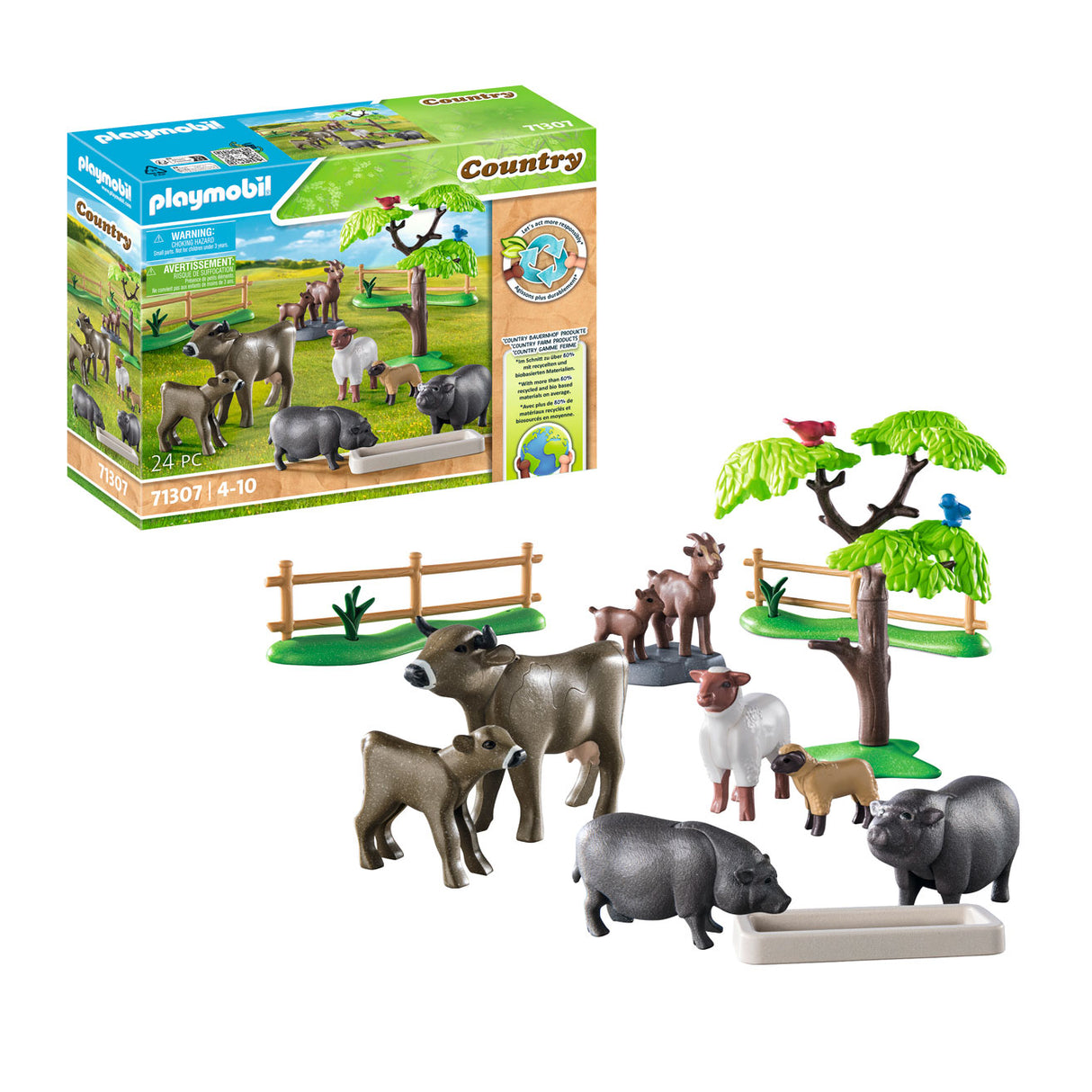 Playmobil PLAYMOBIL Country Aanvulling dieren 71307