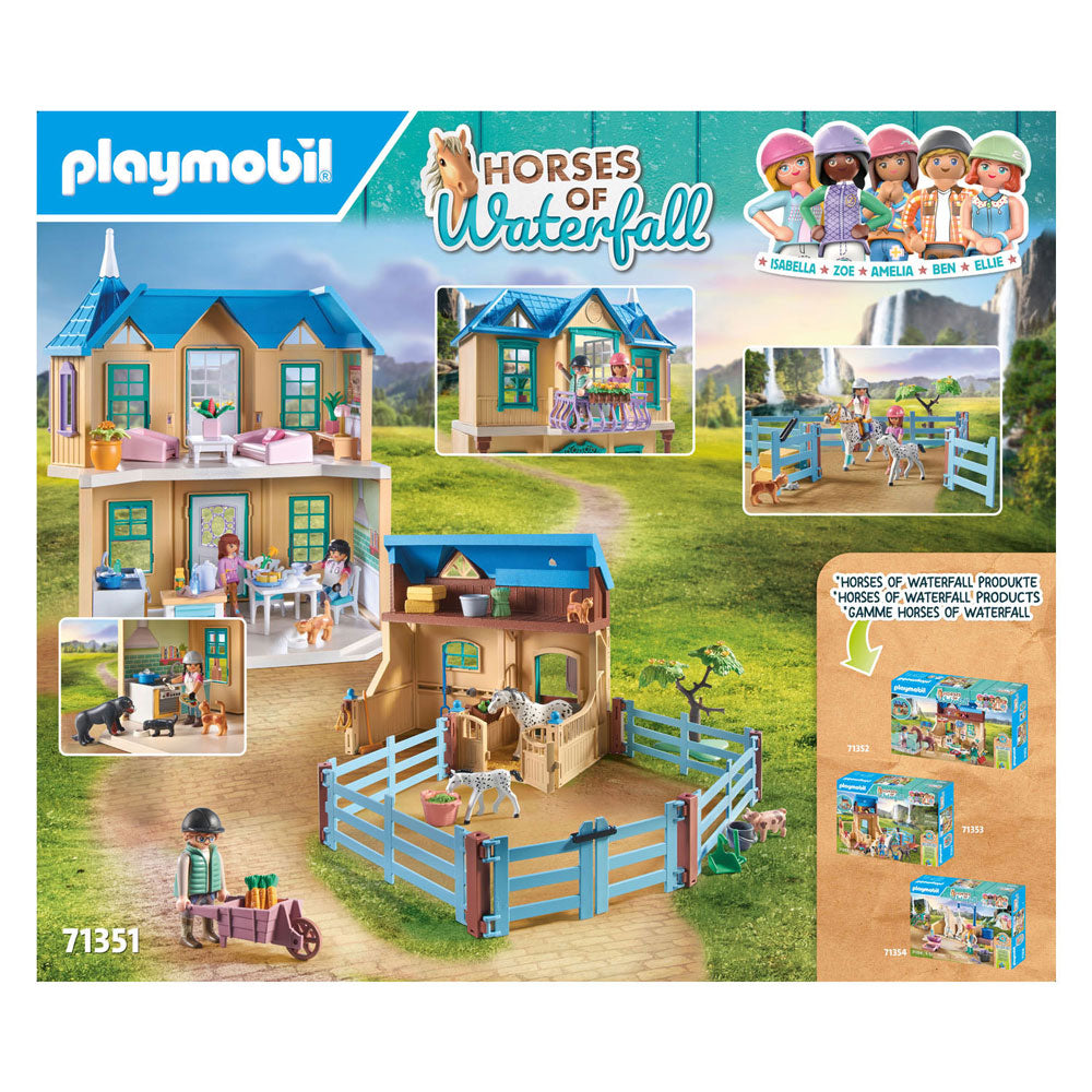 Playmobil Horses eller Waterfall Waterfall Ranch 71351