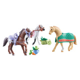 Playmobil Caballos o cascada 3 caballos con accesorios 71356