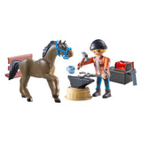 Playmobil -Pferde oder Wasserfall Hoefsmid: Ben Achilles 71357