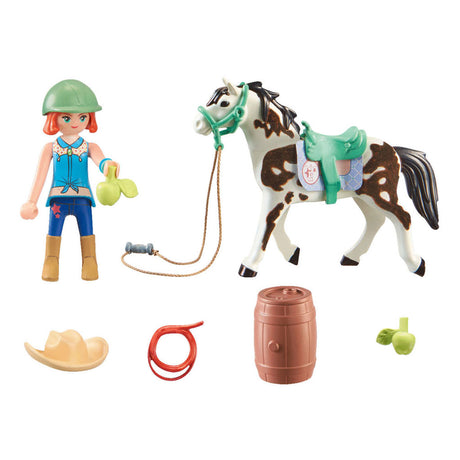 Playmobil Horses o Waterfall Ellie y Sawdust Play set 71358