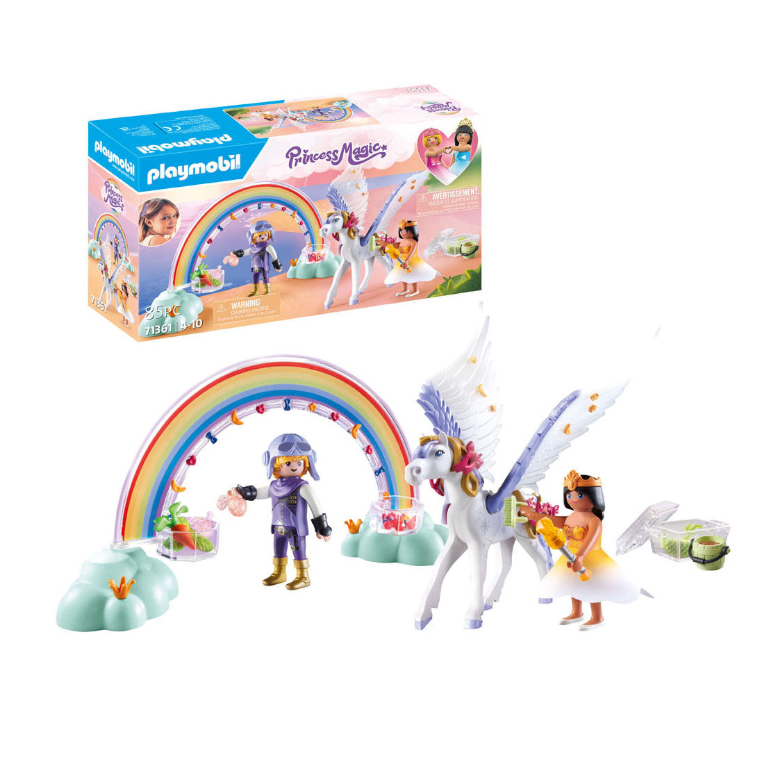 Playmobil Princess Pegasus med regnbue 71361