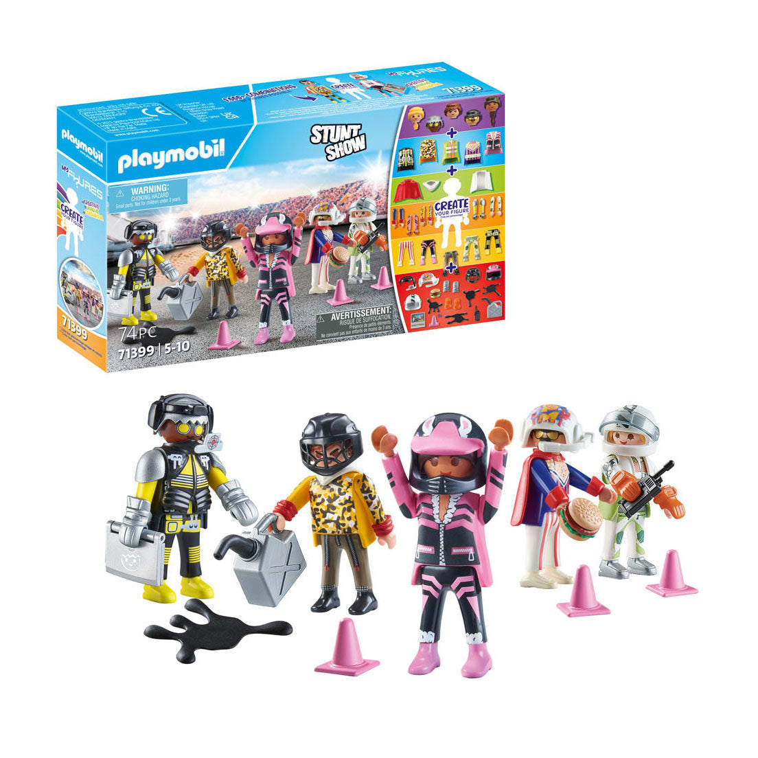 Playmobil City Life Mine figurer: Stuntshow 71399