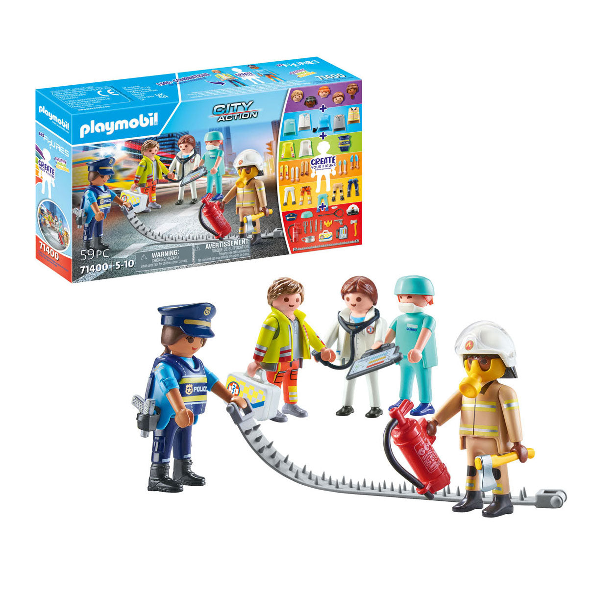 PlayMobil City Action Mis figuras: Rescate Mission 71400