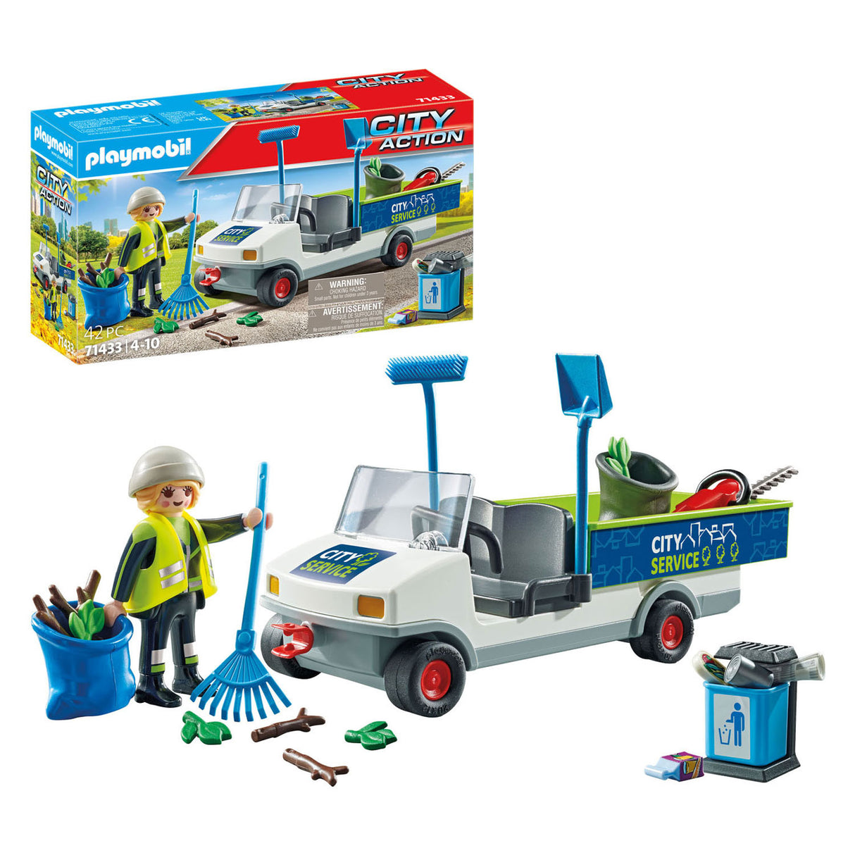 Playmobil City Action Electric Street Wipe Machine 71433