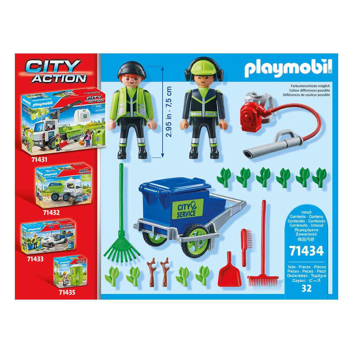 Playmobil City Action Figure Figure Cleaning Team 71434