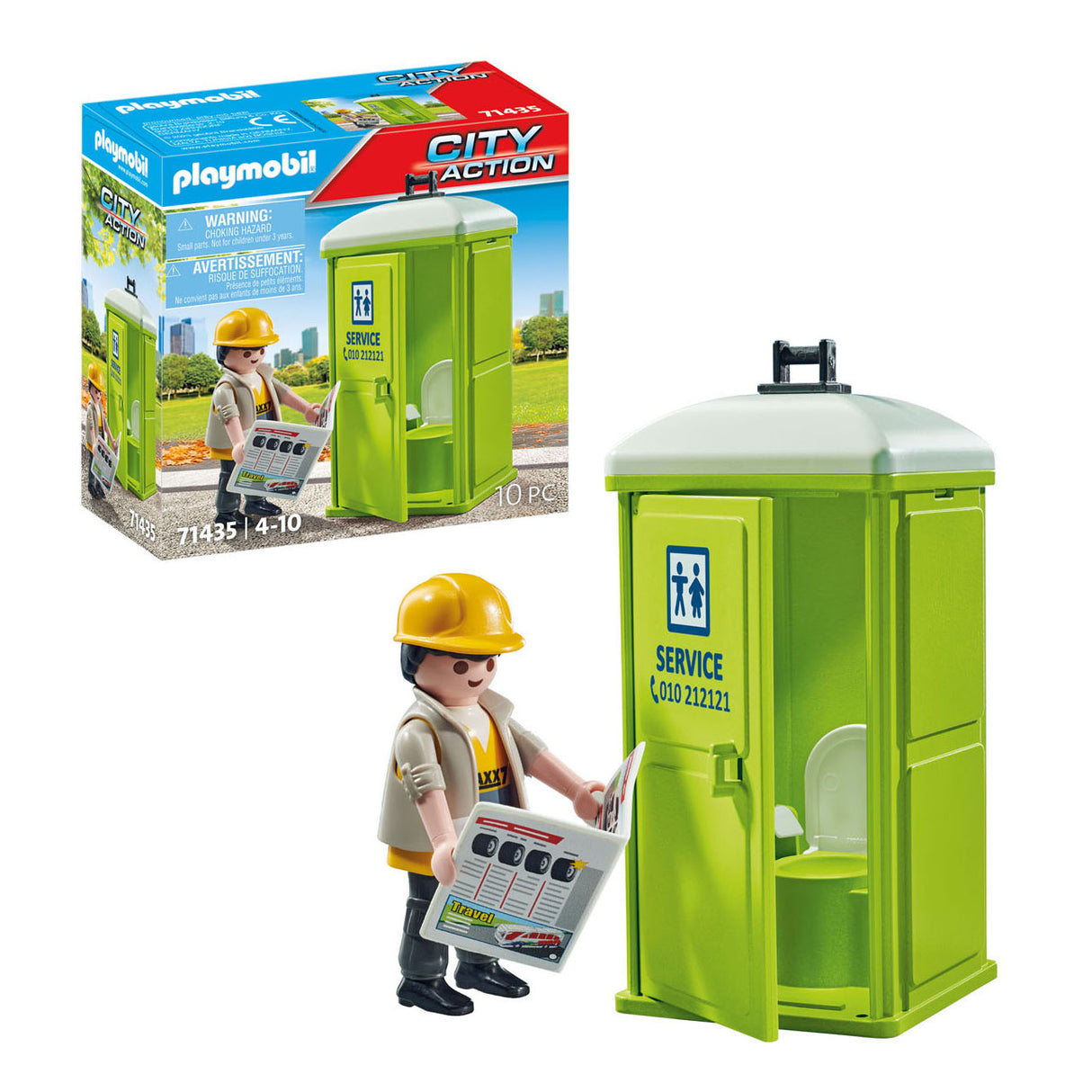 Playmobil City Action mobile toilet 71435