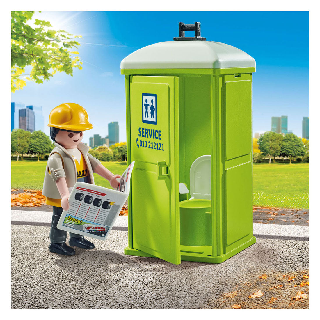 Playmobil City Action mobile toilet 71435