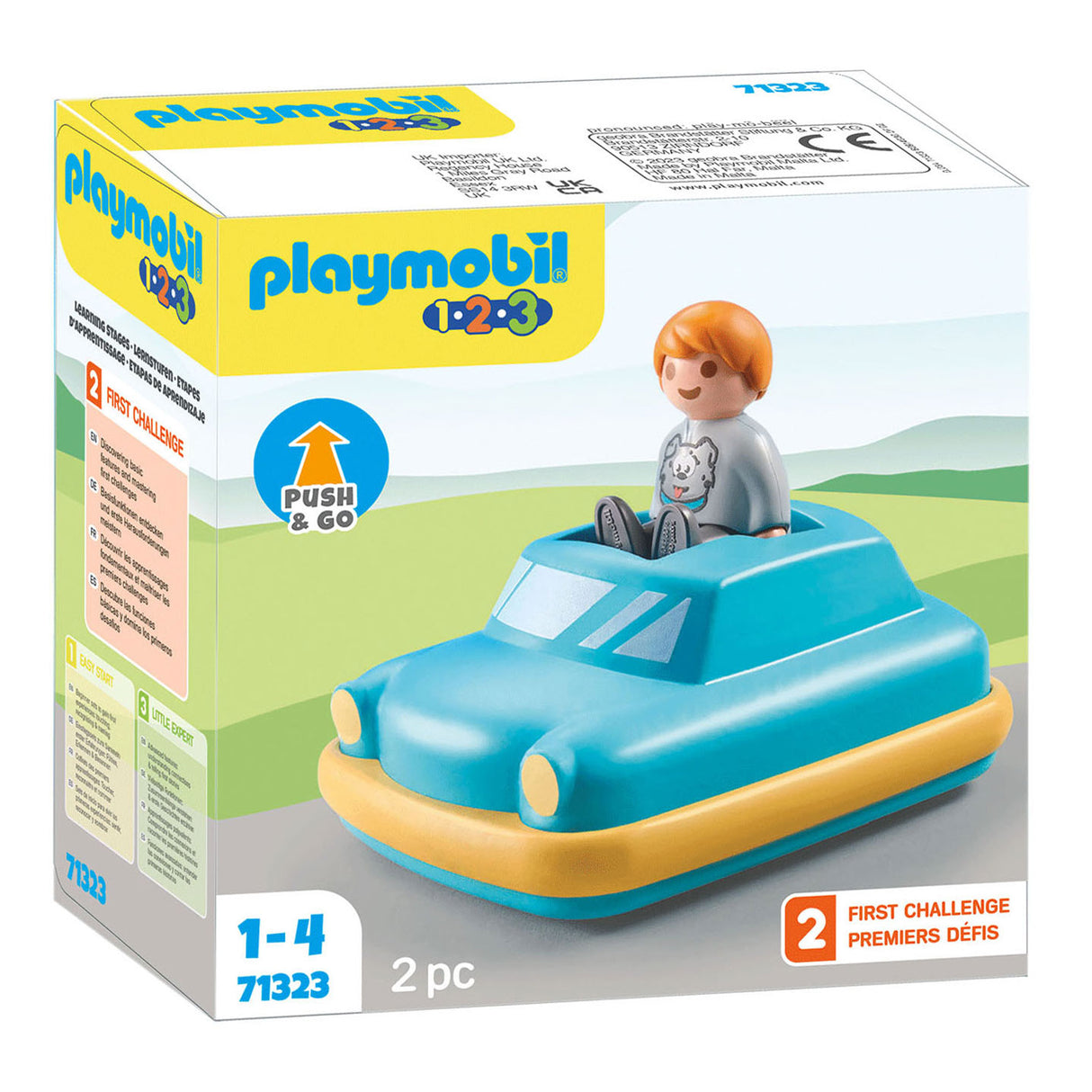 Playmobil 1.2.3. Auto per bambini 71323