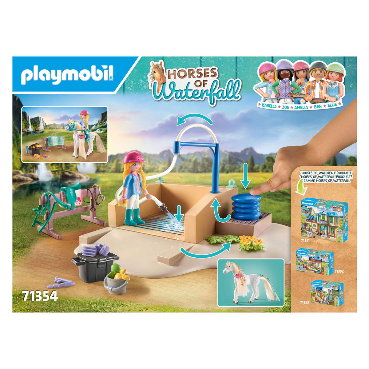 Playmobil Horses nebo Waterfall Isabella a Leeuwin Speelset 71354