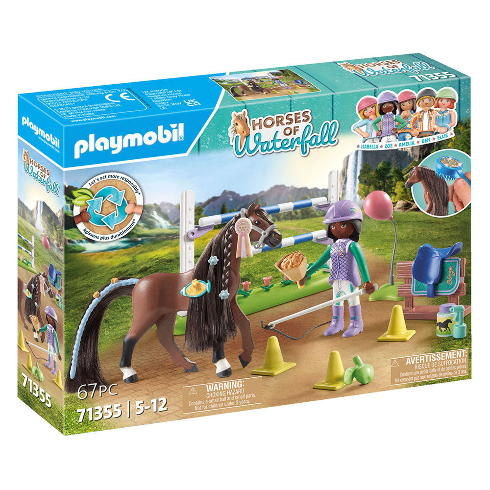 Playmobil Horses of Waterfall Zoe en Blaze Speelset 71355