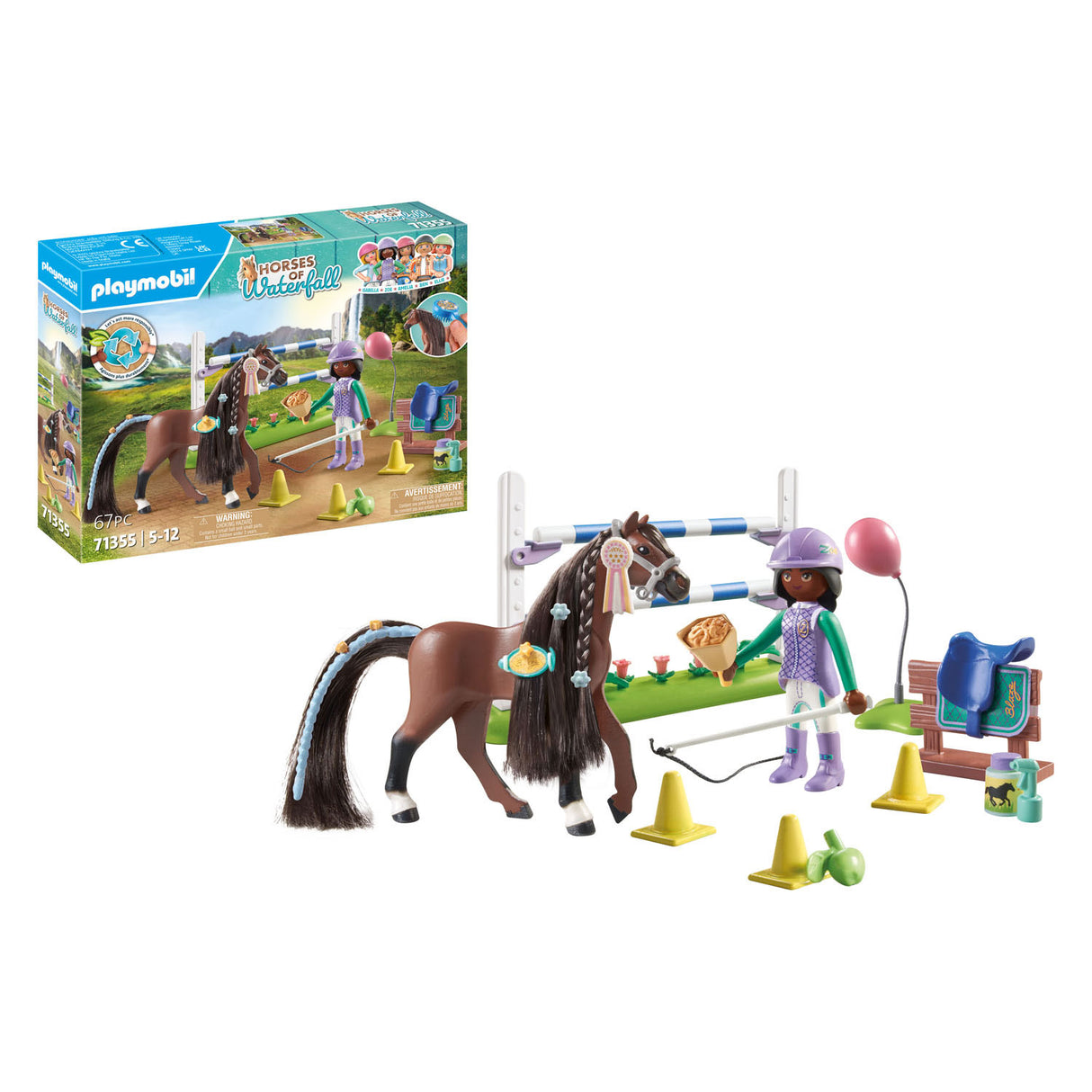 Playmobil Horses of Waterfall Zoe en Blaze Speelset 71355