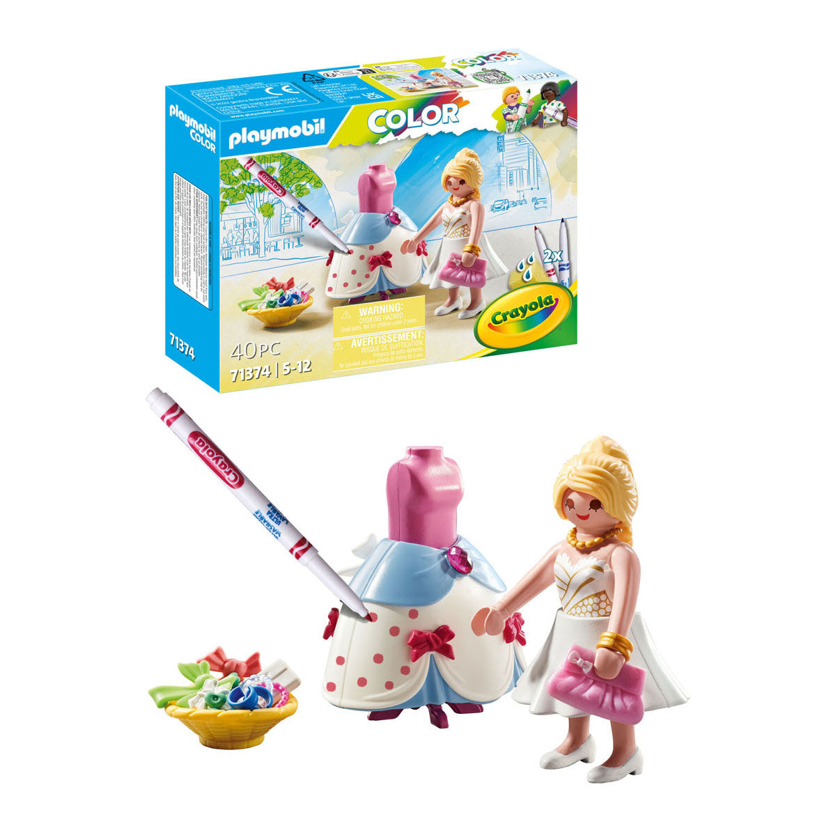 Modna sukienka Playmobil Kolor 71374