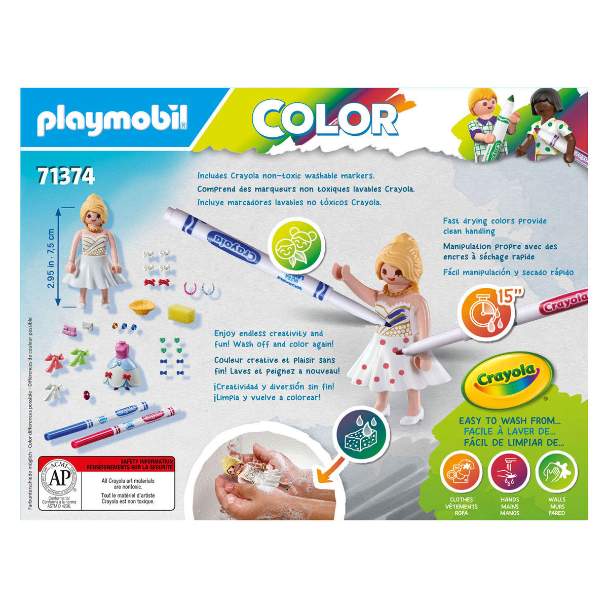 Playmobil Color Fashionable Dress 71374