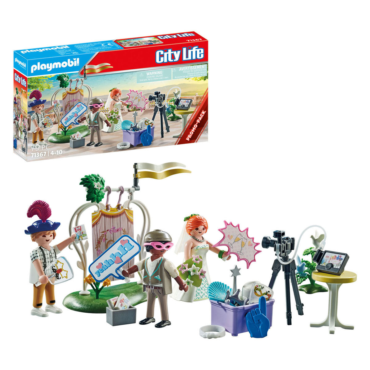 Playmobil City Life Bridal Couple with Camera Promo Pack 71367