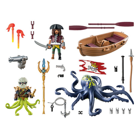 Playmobil PLAYMOBIL Pirates Gevecht Tegen de Reuzenoctopus 71419