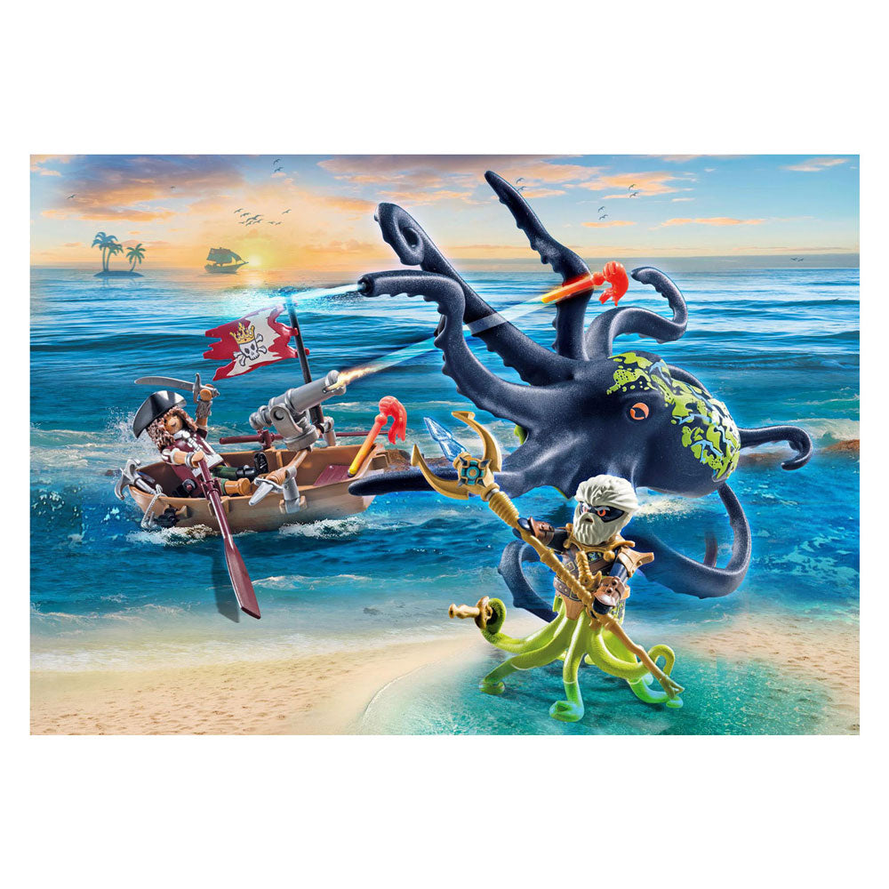 Playmobil PLAYMOBIL Pirates Gevecht Tegen de Reuzenoctopus 71419