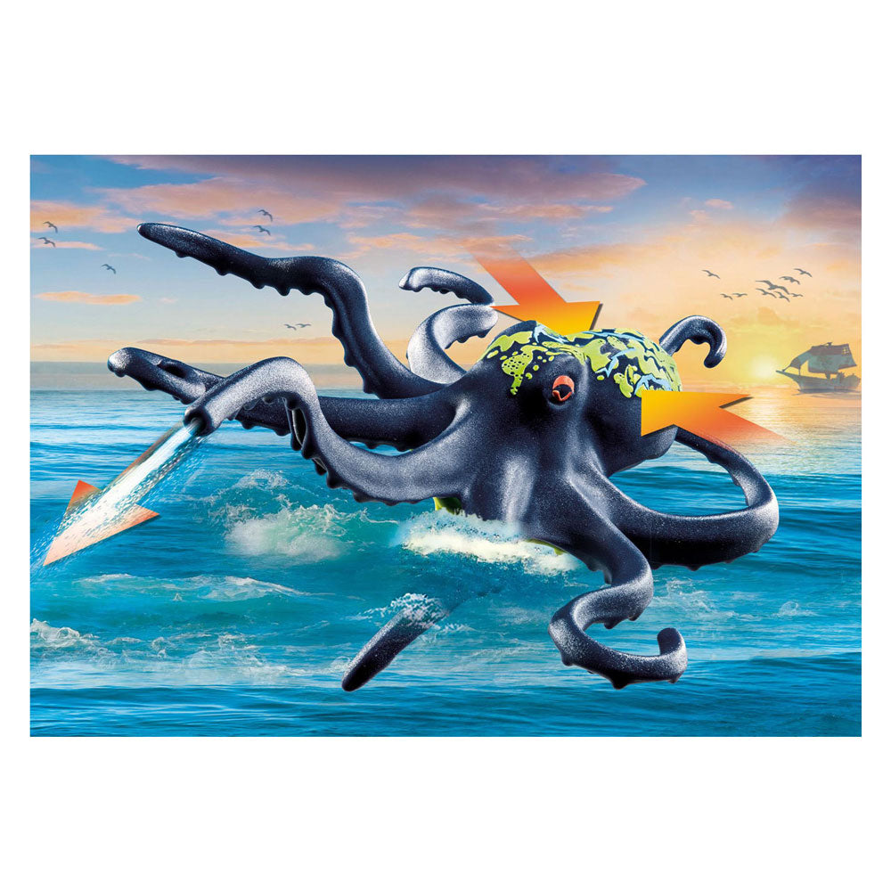 Playmobil PLAYMOBIL Pirates Gevecht Tegen de Reuzenoctopus 71419