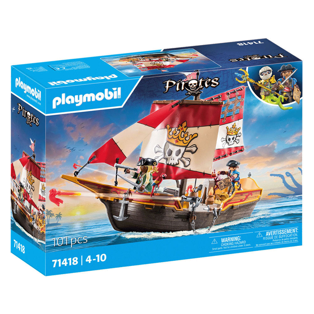 Playmobil 71418 pirátská loď
